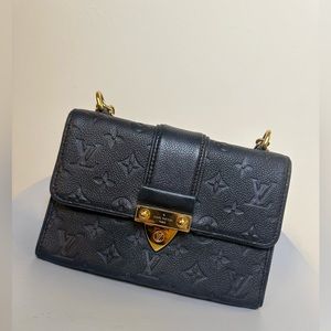 Louis Vuitton Black Monogram Empreinte Saint Sulpice bag